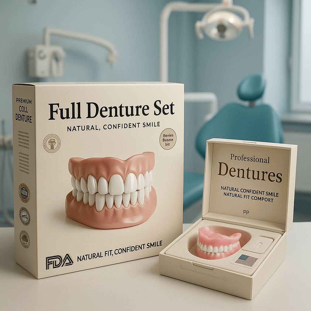 š¦·Advanced Customized Full Denture Set𦷠(š„10,000+ Sold In Last 30 Day)
