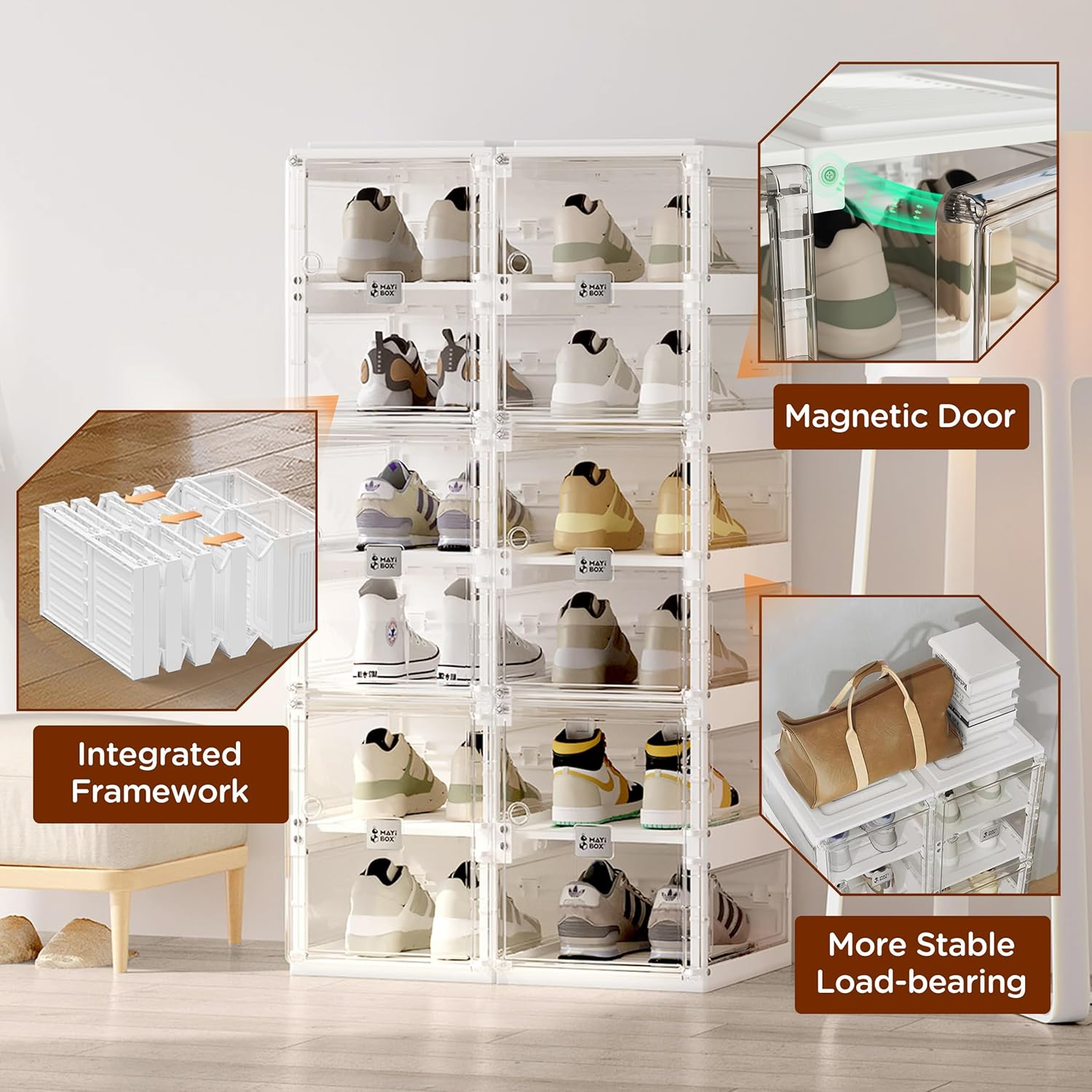 Foldable Shoe Storage Box