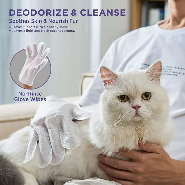 ⏰Limited Time Promotion 49% Off⚡Odor-Removing Pet Grooming Gloves