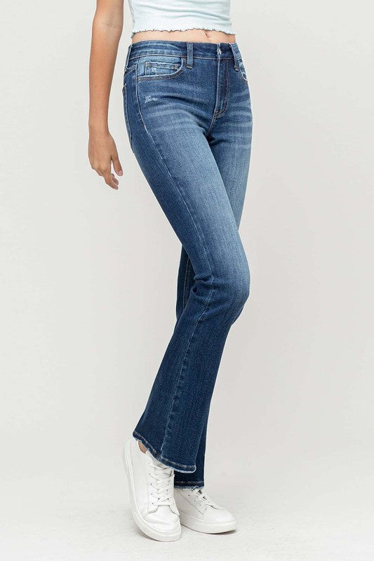 VERVET MID RISE FLARE JEAN DAKOTA