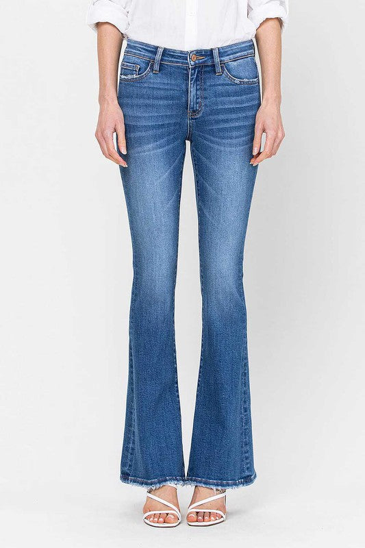 VERVET MID RISE FLARE JEANS KENDALL