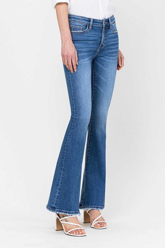 VERVET MID RISE FLARE JEANS KENDALL