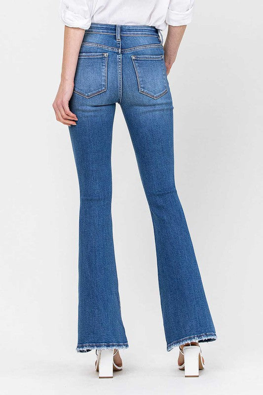 VERVET MID RISE FLARE JEANS KENDALL