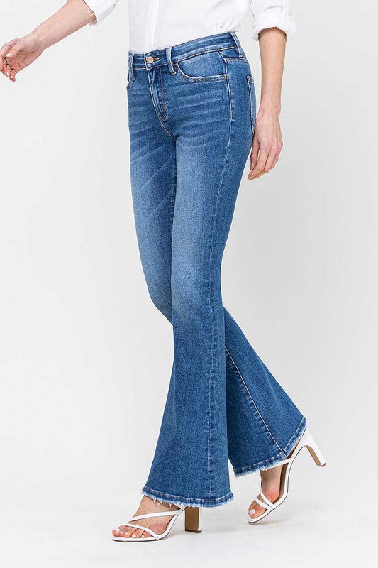 VERVET MID RISE FLARE JEANS KENDALL