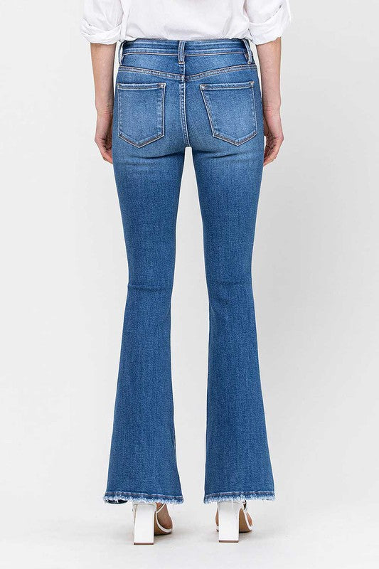 VERVET MID RISE FLARE JEANS KENDALL