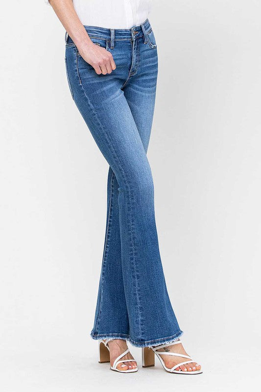 VERVET MID RISE FLARE JEANS KENDALL