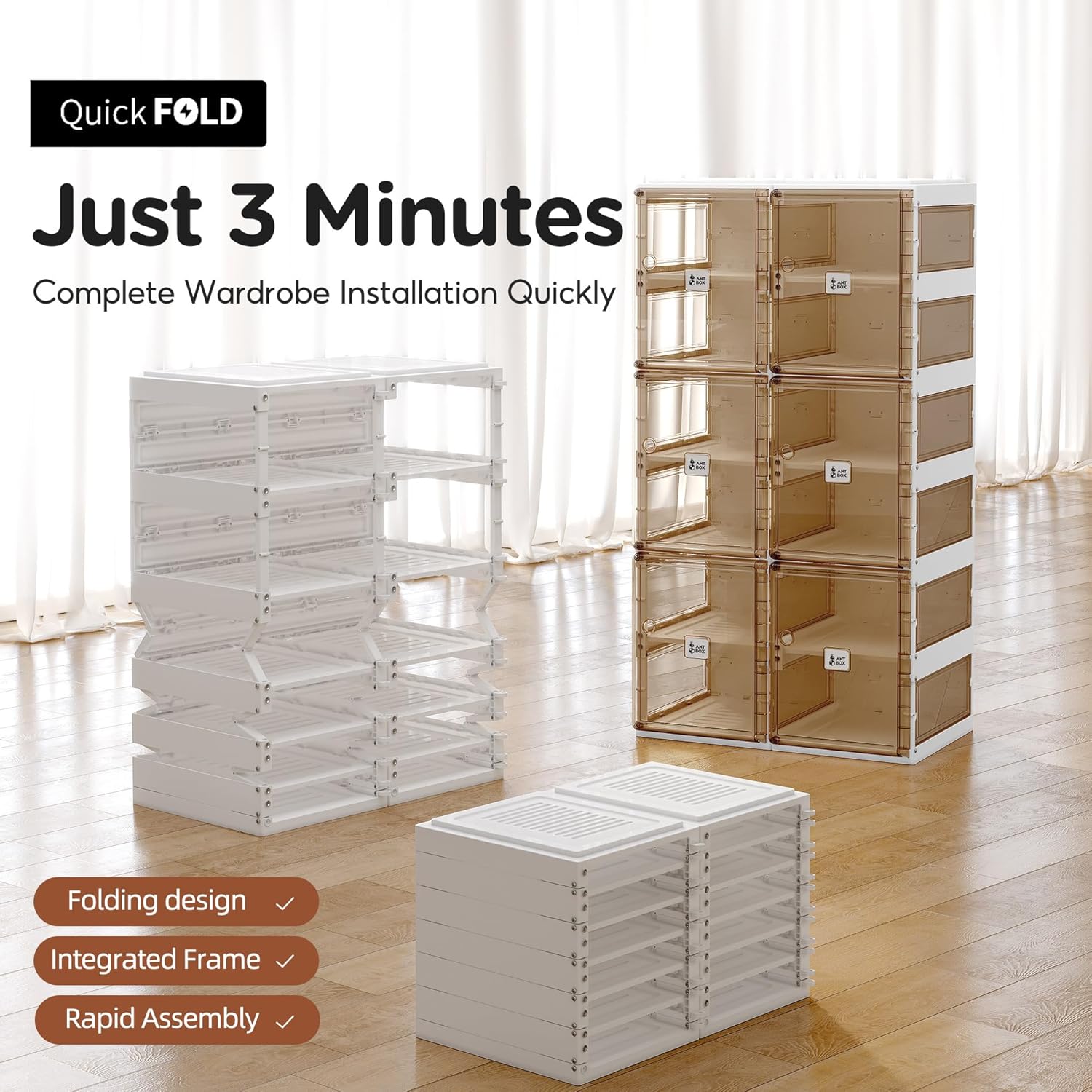 Foldable Shoe Storage Box
