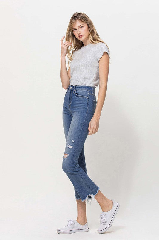 VERVET HIGH RISE CROP FLARE MAYA