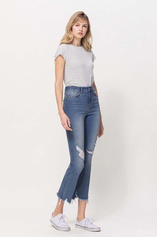 VERVET HIGH RISE CROP FLARE MAYA