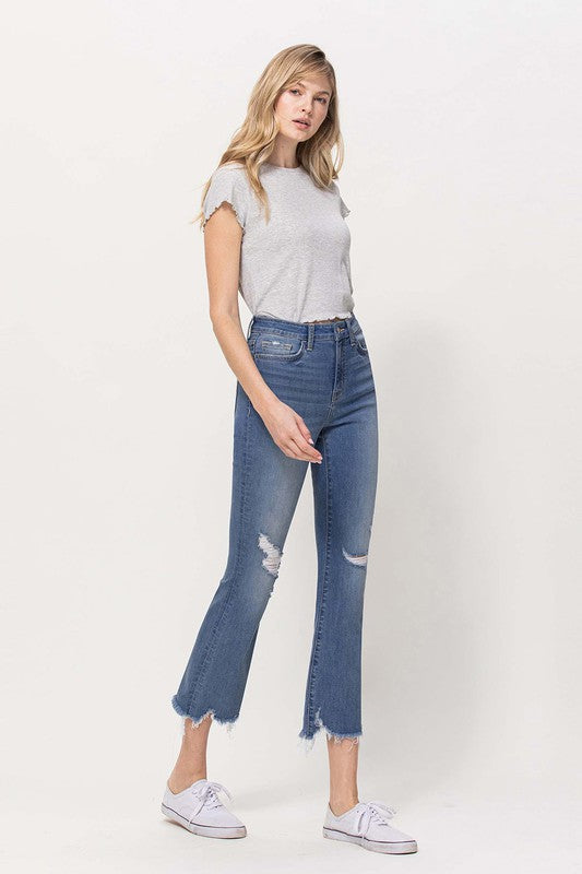 VERVET HIGH RISE CROP FLARE MAYA