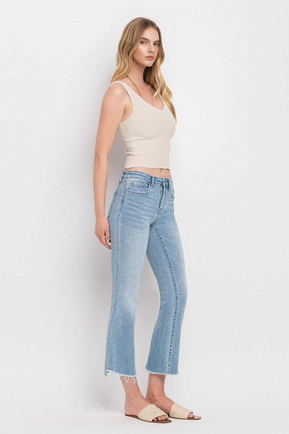 FLYING MONKEY MID RISE CROP FLARE WREN