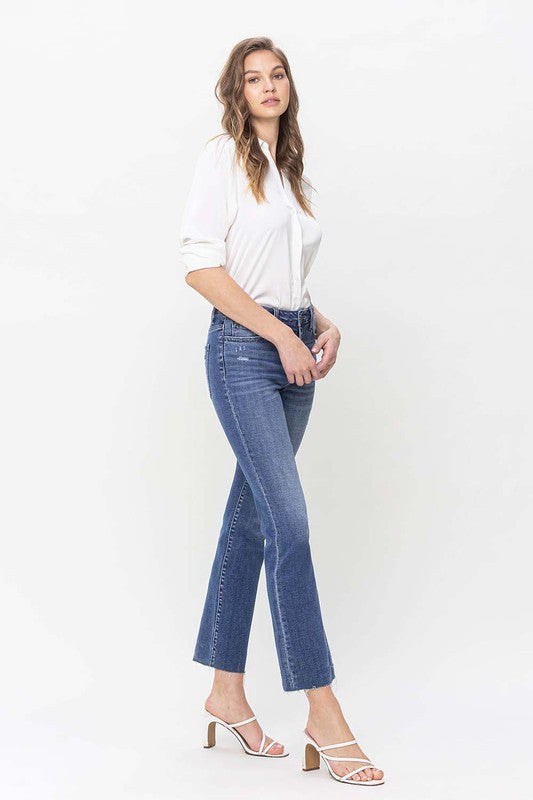 FLYING MONKEY HIGH RISE STRAIGHT RAW HEM PRUDENT PARKER