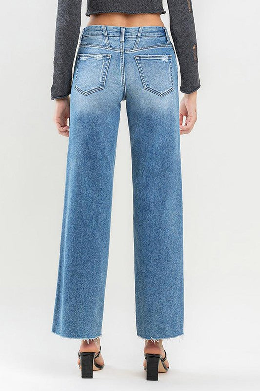 VERVET MID RISE WIDE LEG JEAN VIVIENNE