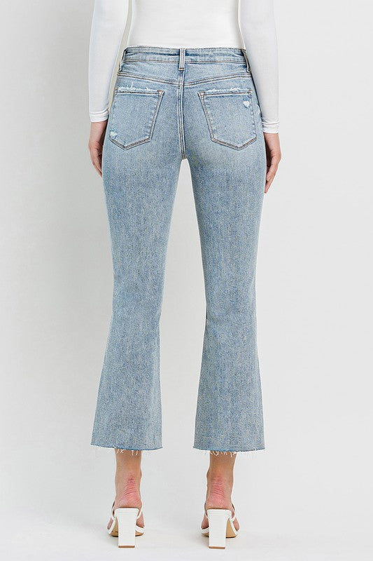 LOVERVET HIGH RISE KICK FLARE JEANS CALLIE