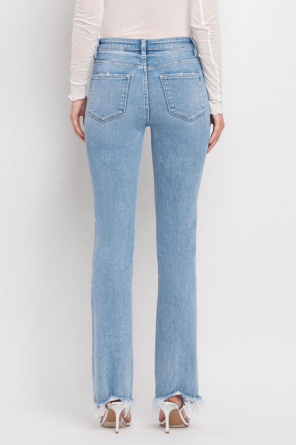 FLYING MONKEY HIGH RISE MINI BOOTCUT JEANS BETTY