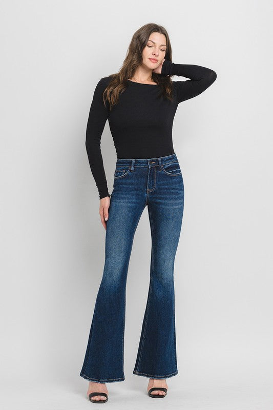 LOVERVET MID RISE SUPER FLARE JEANS TATE
