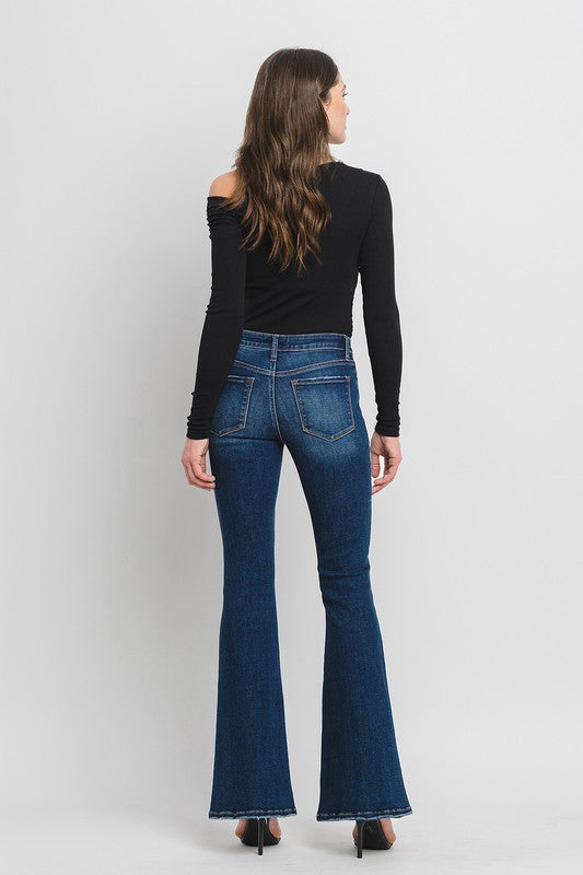 LOVERVET MID RISE SUPER FLARE JEANS TATE