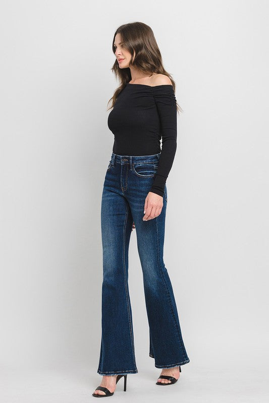 LOVERVET MID RISE SUPER FLARE JEANS TATE