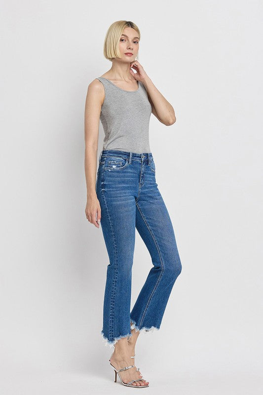 FLYING MONKEY HIGH RISE KICK FLARE JEANS GIA