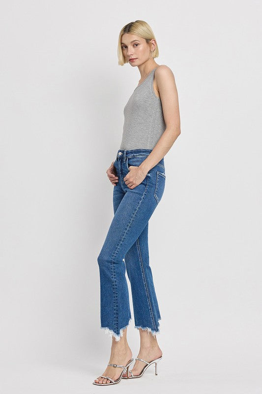 FLYING MONKEY HIGH RISE KICK FLARE JEANS GIA