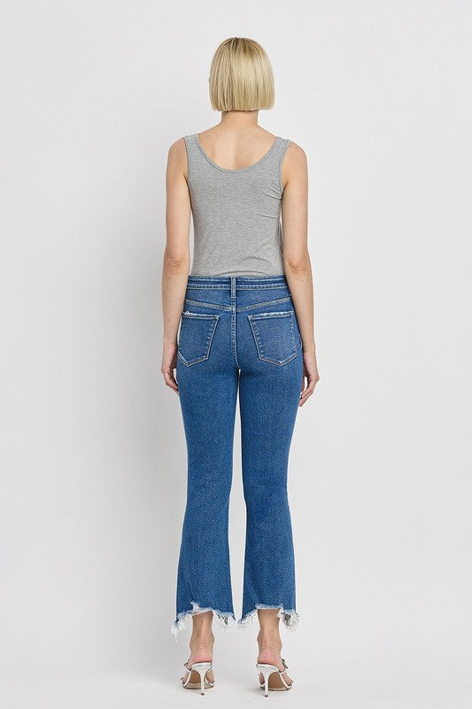FLYING MONKEY HIGH RISE KICK FLARE JEANS GIA