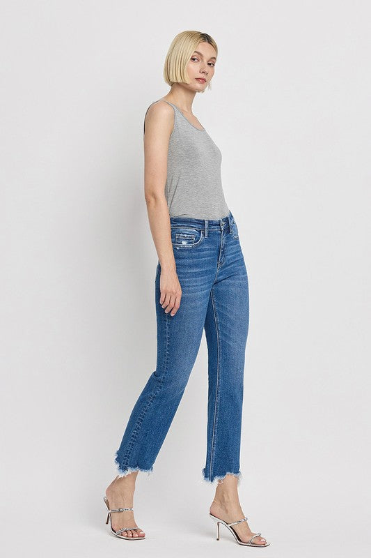 FLYING MONKEY HIGH RISE KICK FLARE JEANS GIA
