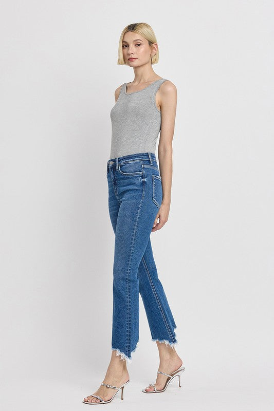 FLYING MONKEY HIGH RISE KICK FLARE JEANS GIA