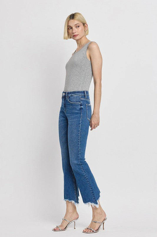 FLYING MONKEY HIGH RISE KICK FLARE JEANS GIA