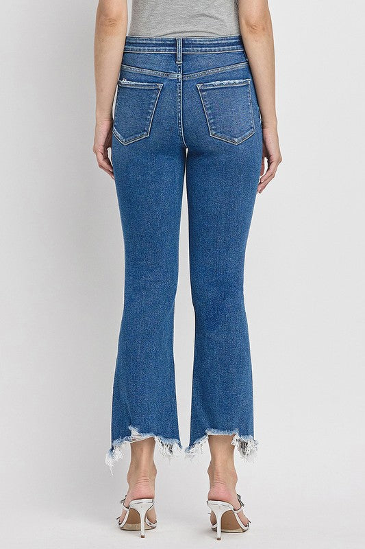FLYING MONKEY HIGH RISE KICK FLARE JEANS GIA