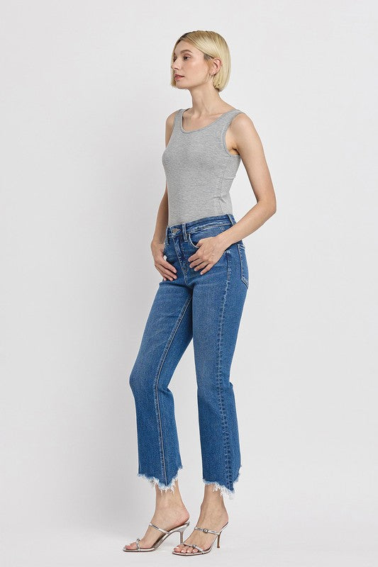 FLYING MONKEY HIGH RISE KICK FLARE JEANS GIA