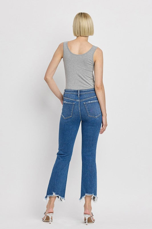 FLYING MONKEY HIGH RISE KICK FLARE JEANS GIA