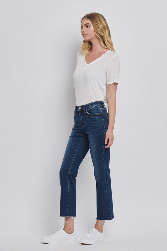 LOVERVET HIGH RISE MINI BOOTCUT JEANS SYDNEY