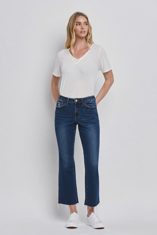 LOVERVET HIGH RISE MINI BOOTCUT JEANS SYDNEY