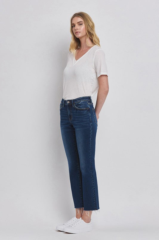 LOVERVET HIGH RISE MINI BOOTCUT JEANS SYDNEY