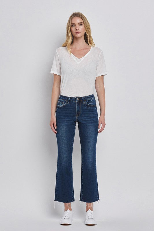 LOVERVET HIGH RISE MINI BOOTCUT JEANS SYDNEY