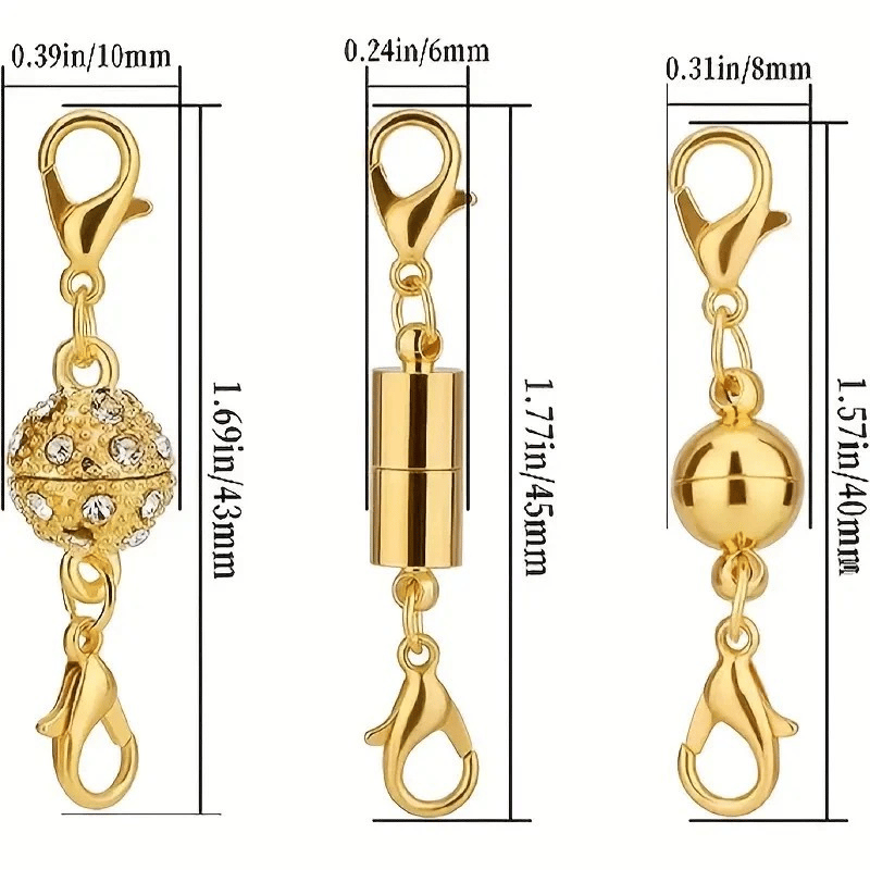 🔥🔥Magnetic Necklace Clasps and Closures