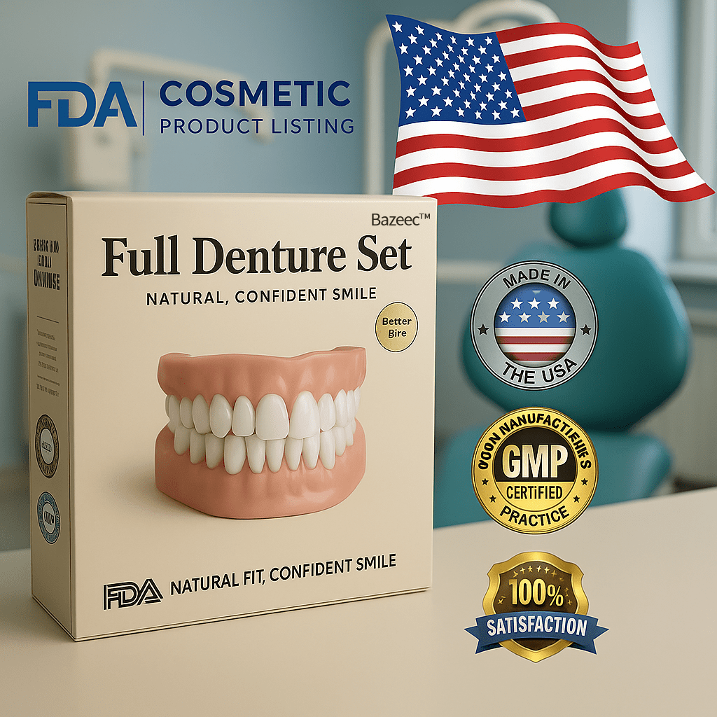 🦷Advanced Customized Full Denture Set🦷  (🔥10,000+ Sold In Last 30 Day)