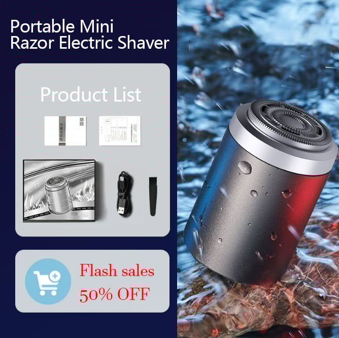 ⏰Limited Time Promotion 49% Off⚡portable mini electric shaver