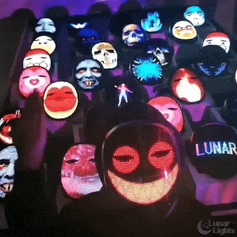 ⏰Limited Time Promotion 49% Off⚡Bluetooth App Control Smart Led Face Masks