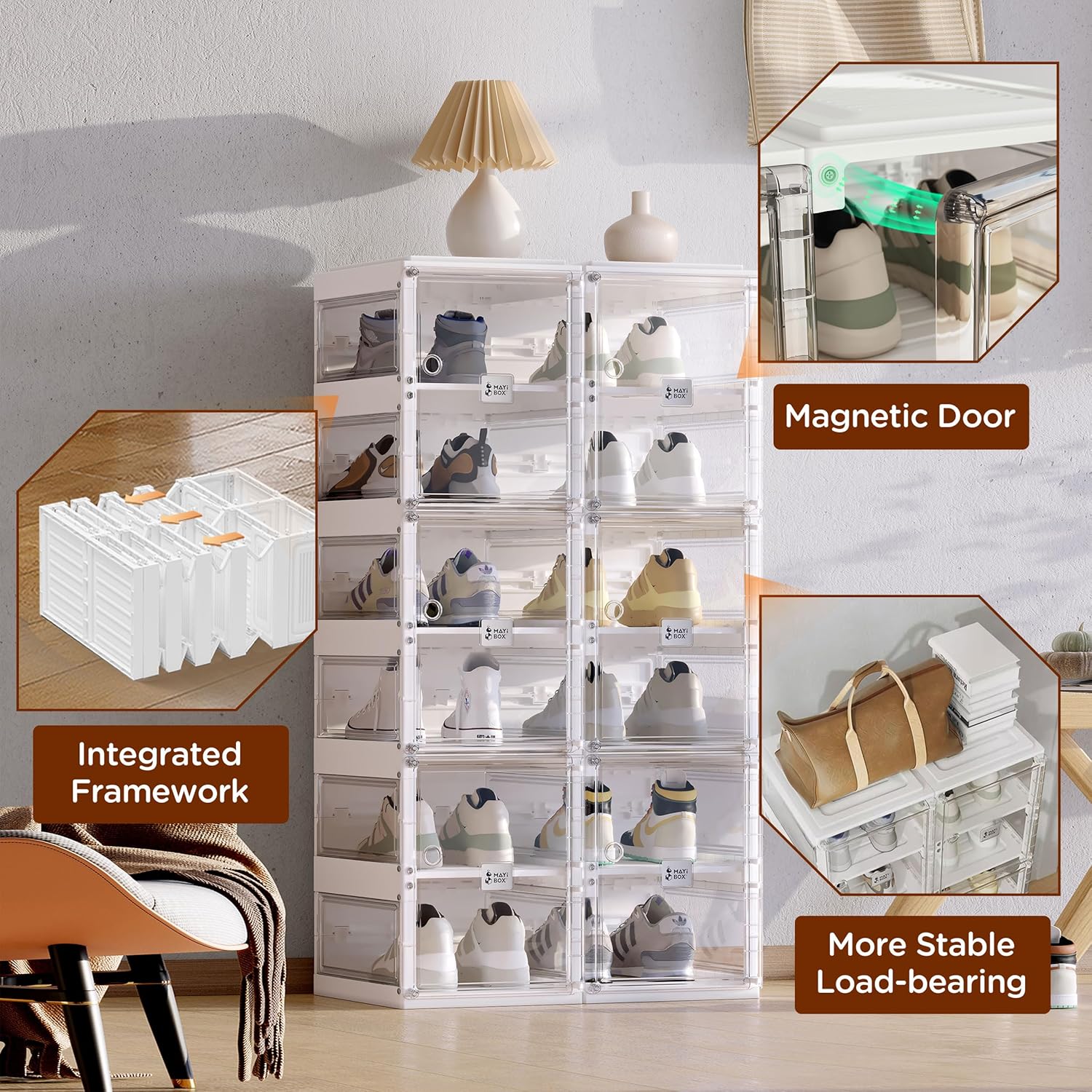 Foldable Shoe Storage Box