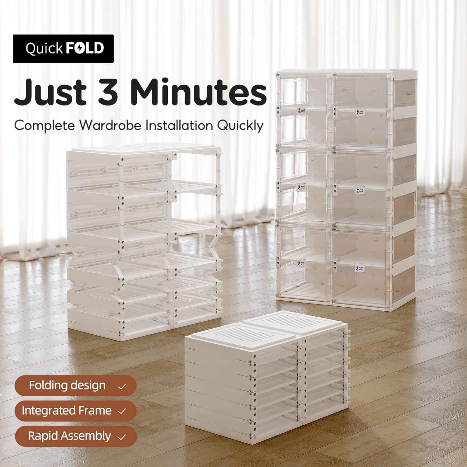 Foldable Shoe Storage Box