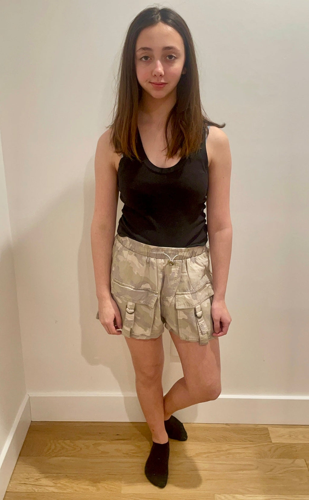 VINTAGE HAVANA SOFT CAMO TENCEL CARGO SHORTS