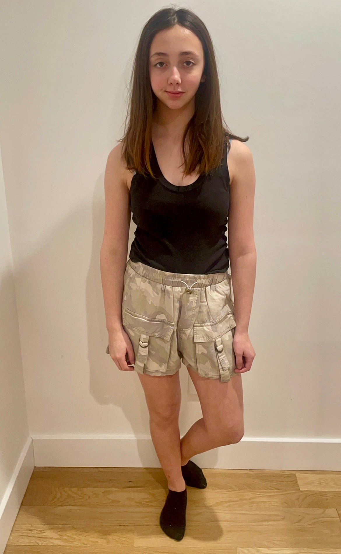 VINTAGE HAVANA SOFT CAMO TENCEL CARGO SHORTS