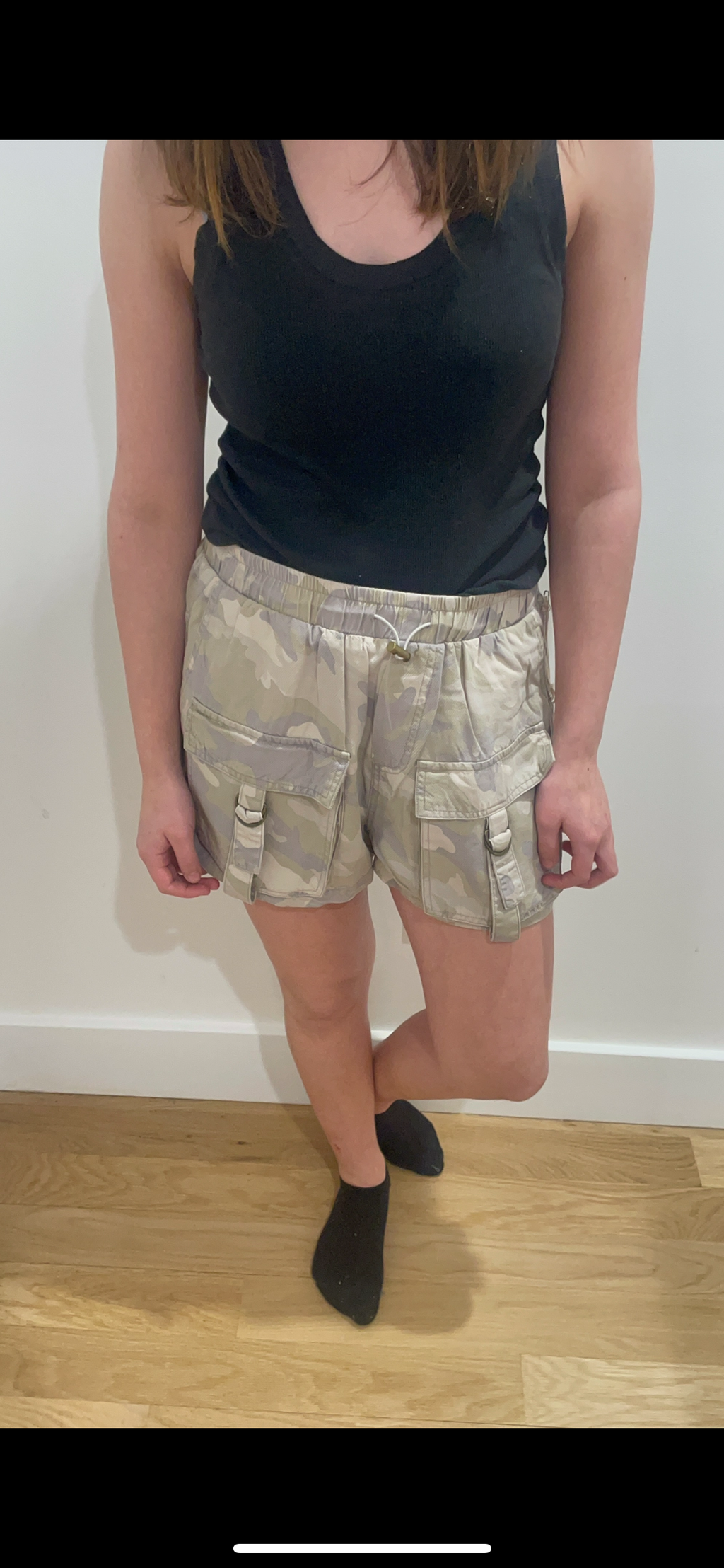 VINTAGE HAVANA SOFT CAMO TENCEL CARGO SHORTS