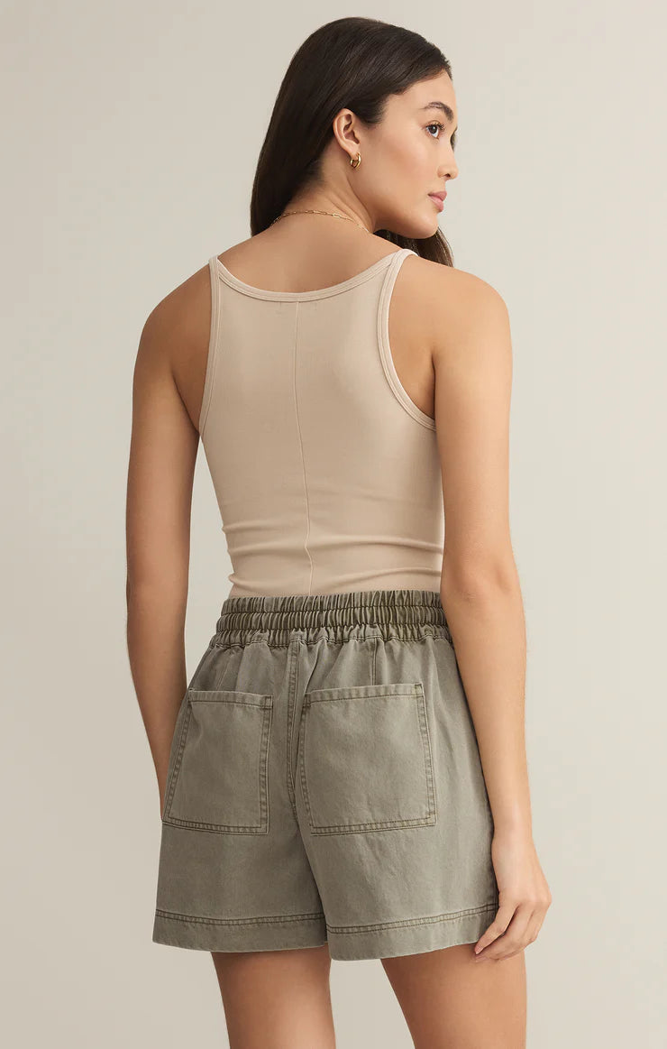 Z SUPPLY SUMMERLAND SHORT DUSTY PALM