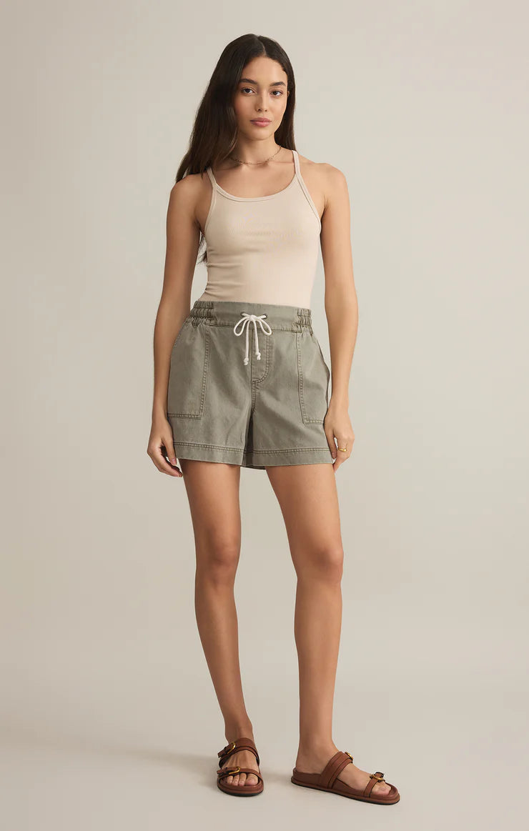Z SUPPLY SUMMERLAND SHORT DUSTY PALM