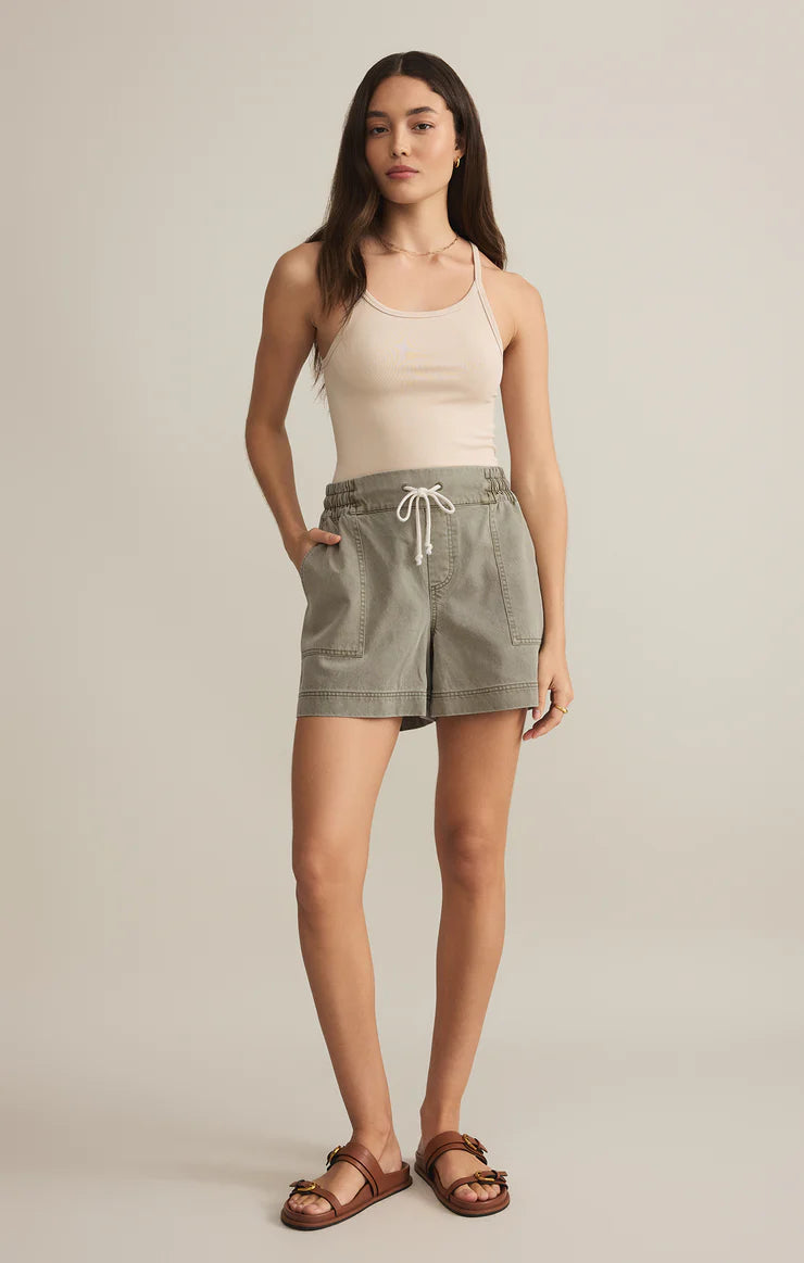 Z SUPPLY SUMMERLAND SHORT DUSTY PALM