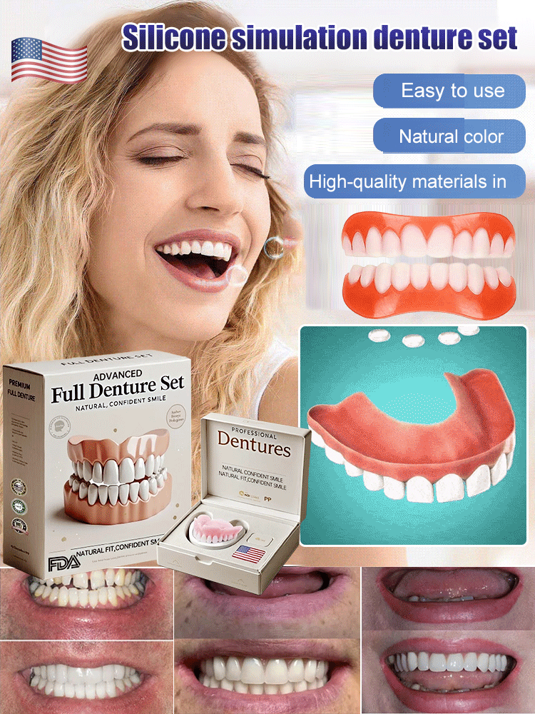 🦷Advanced Customized Full Denture Set🦷  (🔥10,000+ Sold In Last 30 Day)
