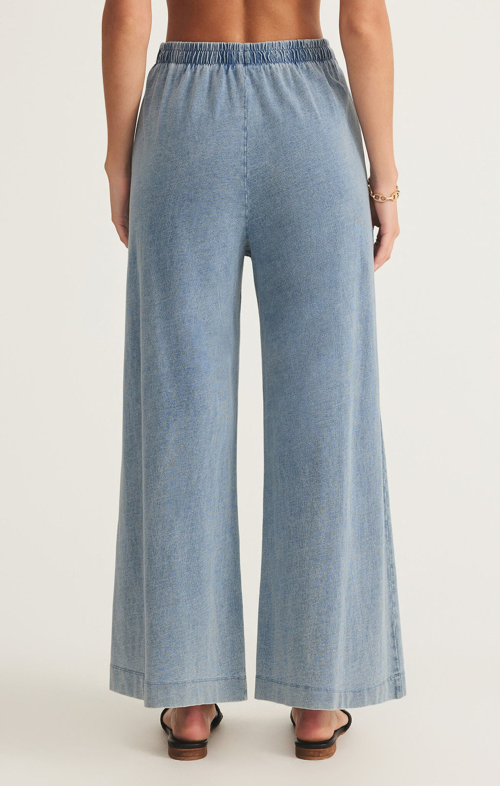 Z SUPPLY SCOUT JERSEY DENIM PANT MEDIUM INDIGO