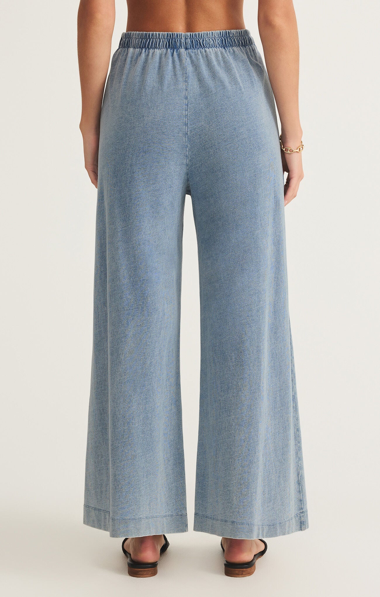Z SUPPLY SCOUT JERSEY DENIM PANT MEDIUM INDIGO